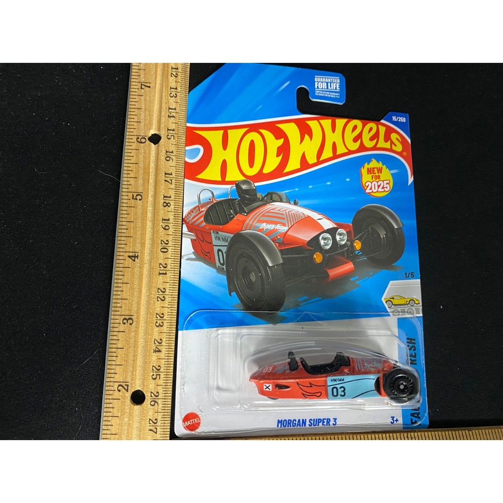 Hot Wheels Morgan Super 3 Red 2023 New Models 15/250 Diecast Car‎